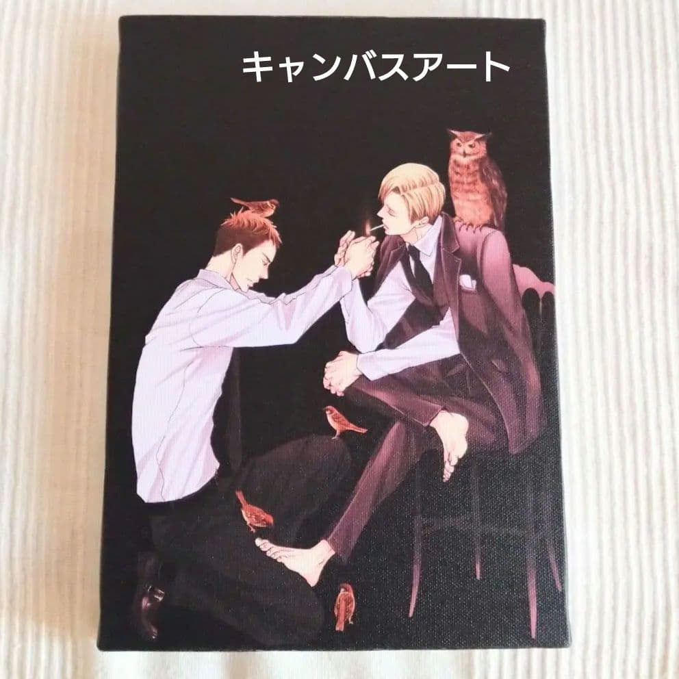 囀る鳥は羽ばたかない キャンバスアート ヨネダコウ 【１】