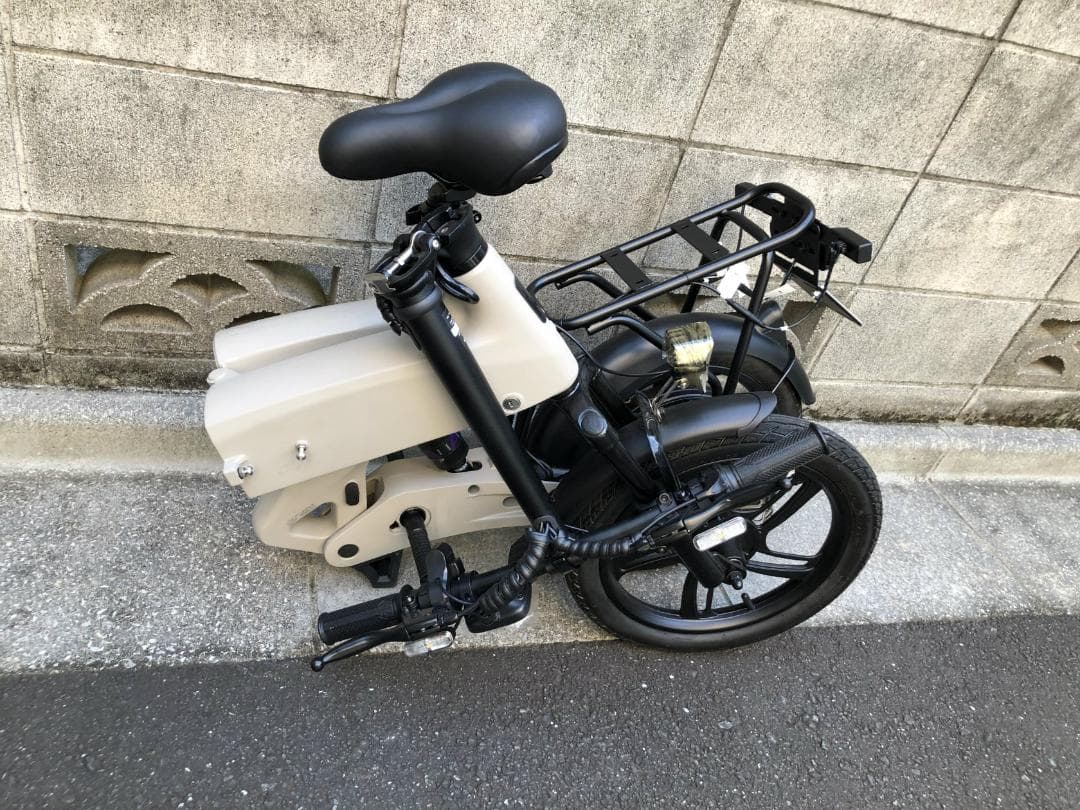 電動　総走行距離94km　折り畳み　ロングライフバッテリー　大田区にて手渡し可