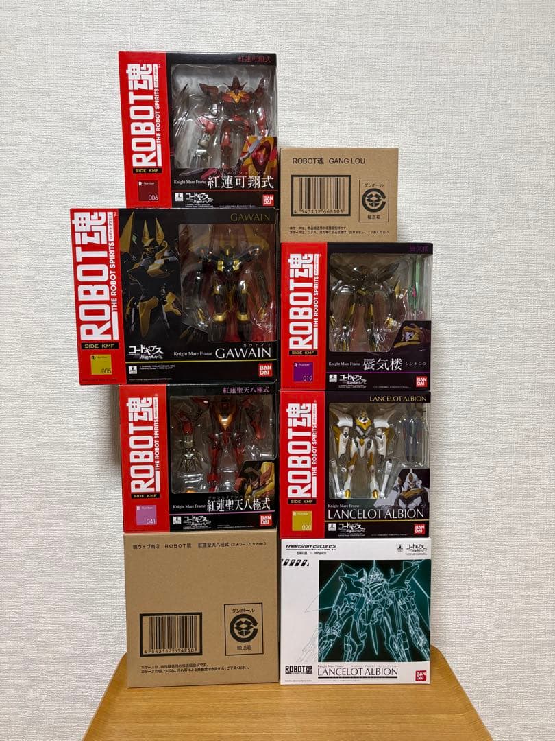 ROBOT魂　KMF コードギアス　ランスロット　紅蓮　蜃気楼