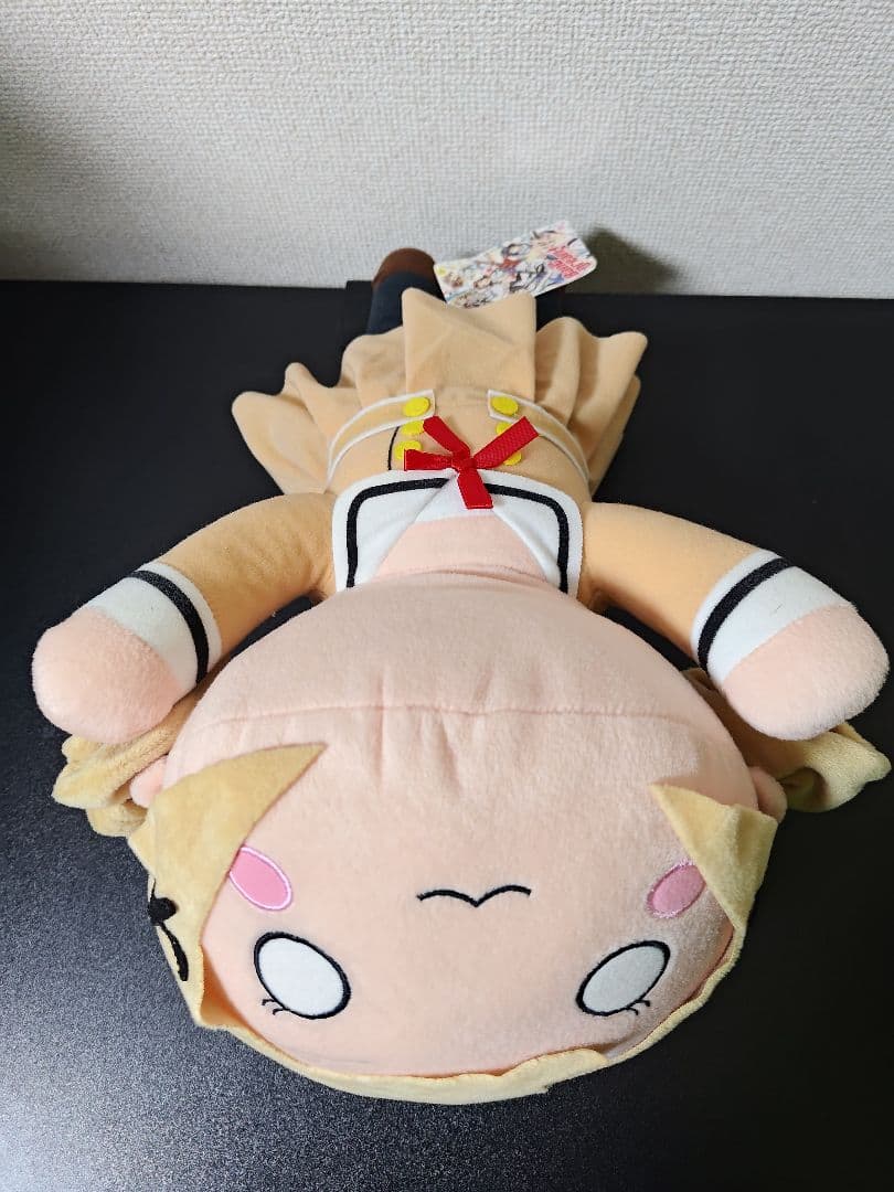 【美品】バンドリ　メガジャンボ寝そべりぬいぐるみ　市ヶ谷有咲　タグ付き