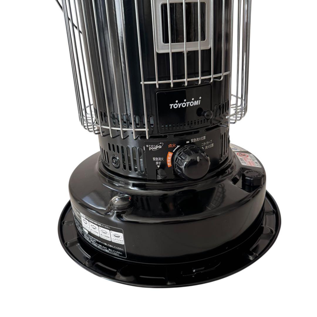 トヨトミ KS-67H 石油ストーブ ブラック ケース付 22年製