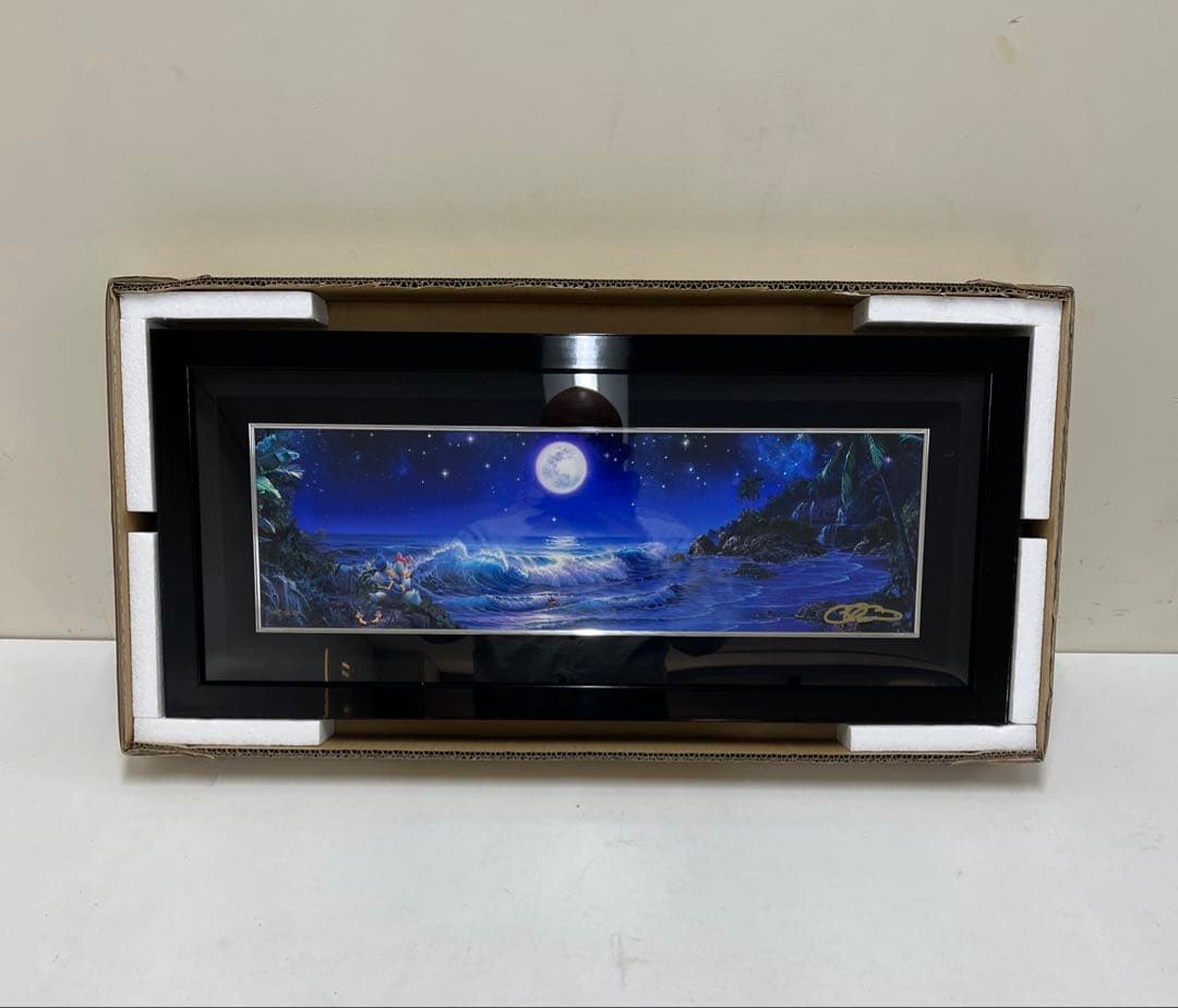 ディズニー　ラッセン　ムーンライトストーリー　ミクスドメディア　アールビバン