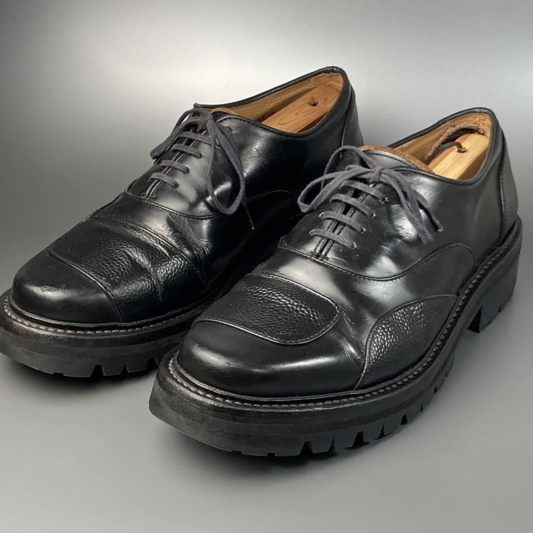 26【名品】キッズラブゲイト KIDSLOVEGAITE ブラックレザーシューズ