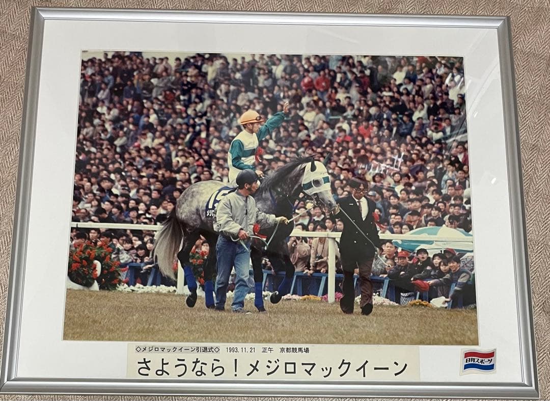 希少♦️武豊メジロマックイーン引退式パネル