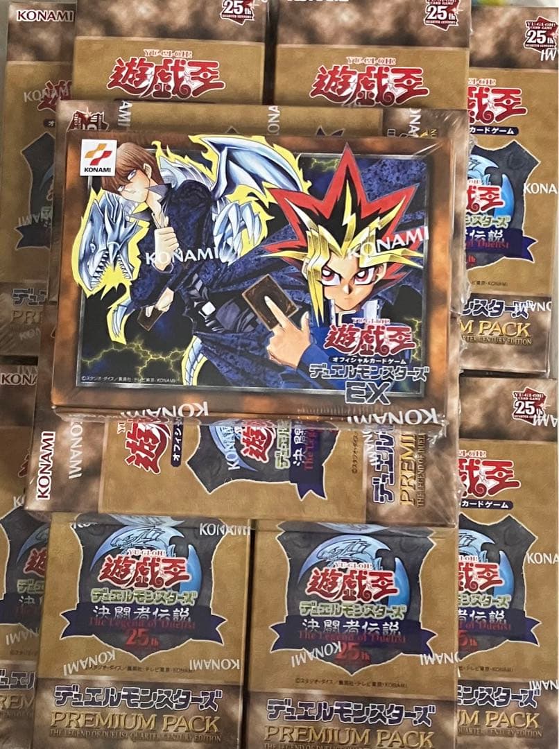 遊戯王決闘者伝説25th PREMIUM PACK 12BOX EXデッキ １箱
