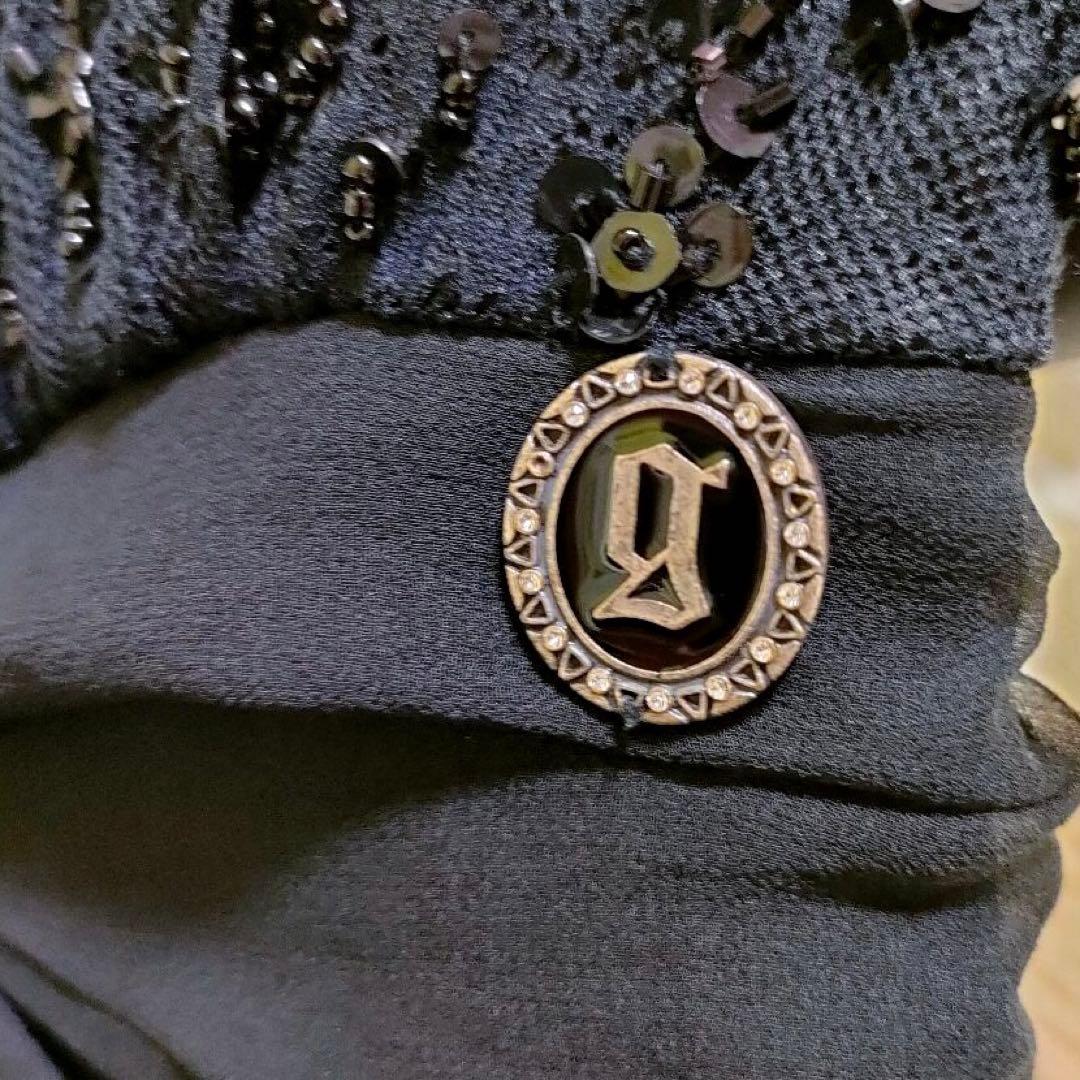 GALLIANO③ Beaded Sequin Dress One-piece