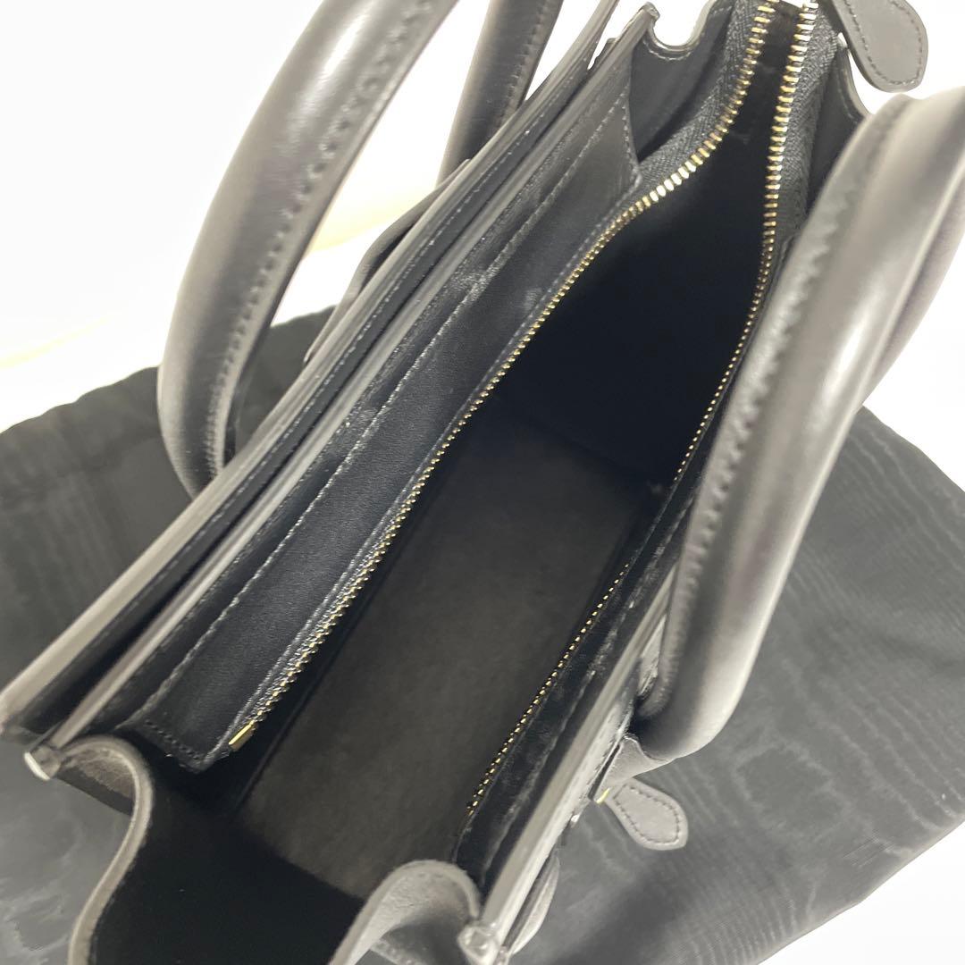 CELINE セリーヌ 黒 ラゲージナノ