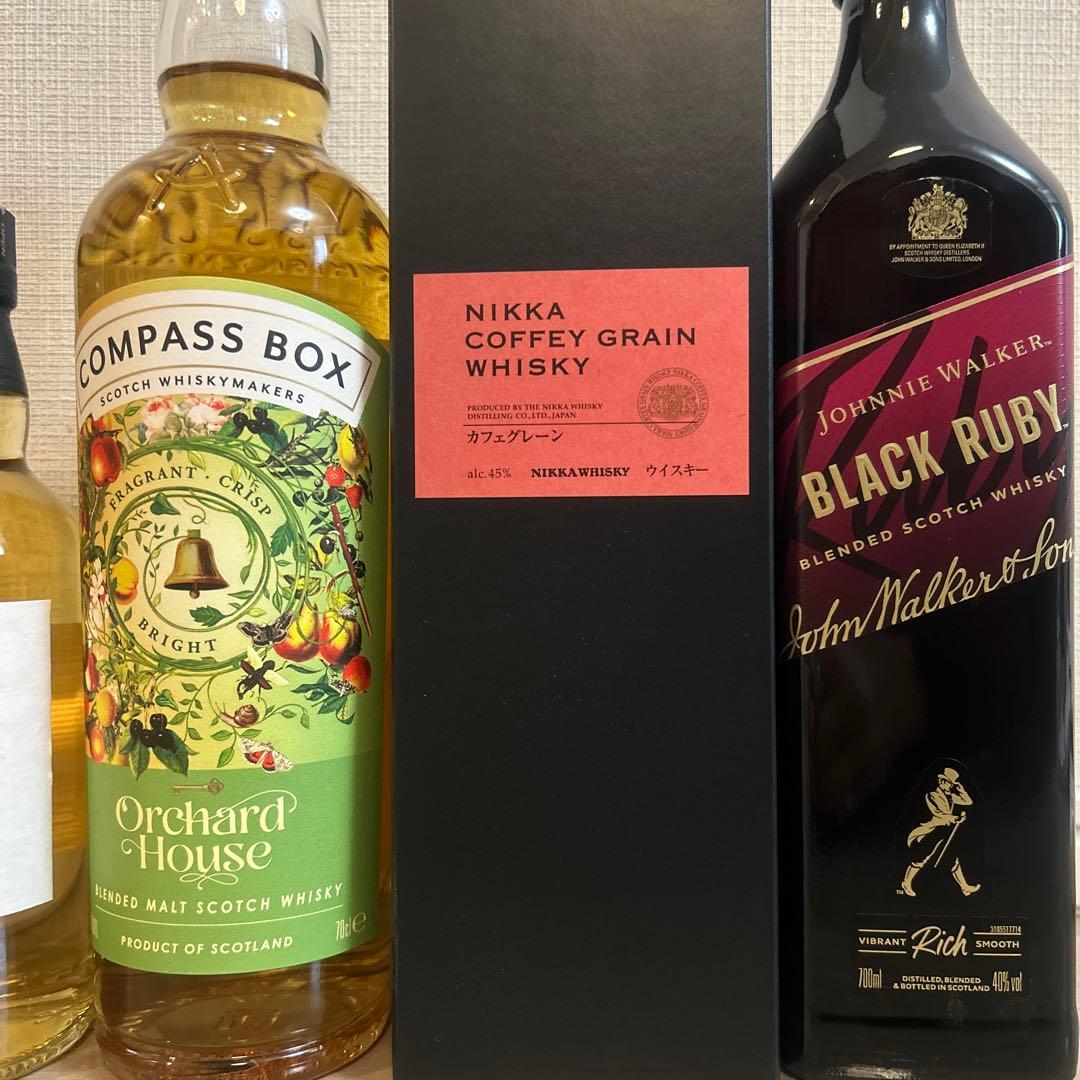 た*み様 ウイスキー4本　日本酒1本　合計5本のセット 知多　コンパスボックス