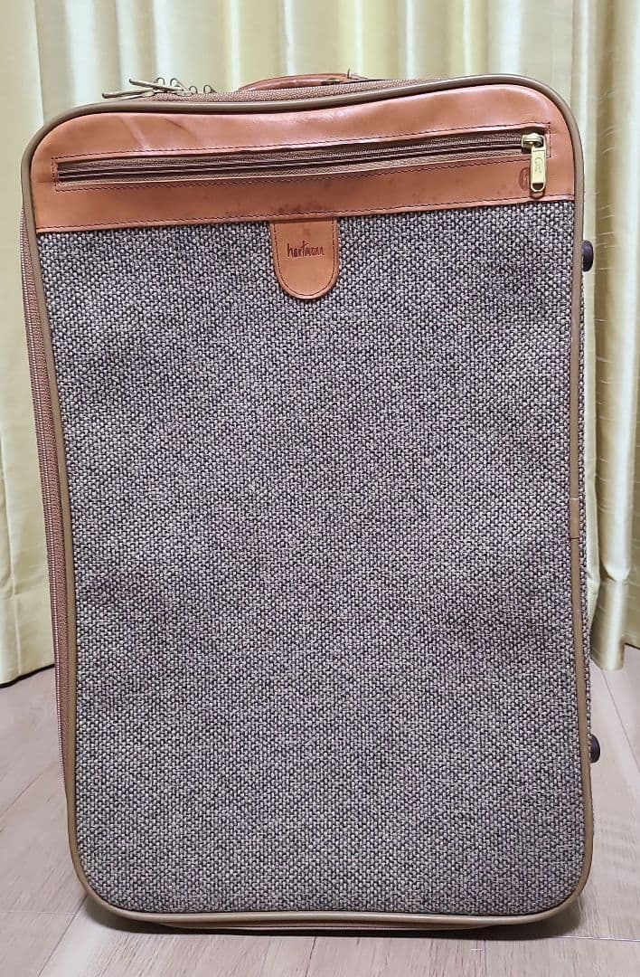 ハートマン キャリーケース ツイード/ベルティングレザー