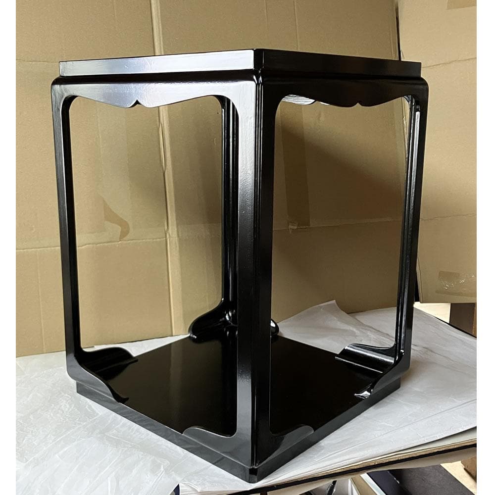 F1455 高麗卓 紙箱入り 木製 一閑 棚 茶棚 茶道具