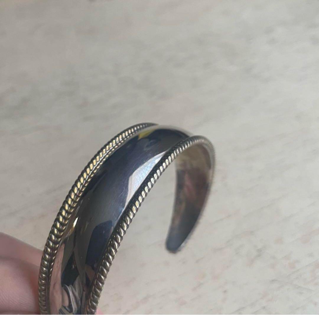 MEXICO シルバー925 真鍮コンビブレスレット ヴィンテージ ジュエリー