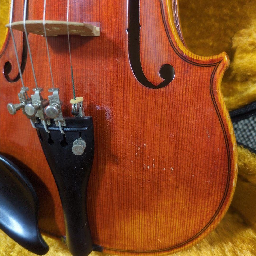 【特価】SUZUKI NO.520 バイオリン 1/2 1987 杉藤弓 虎杢