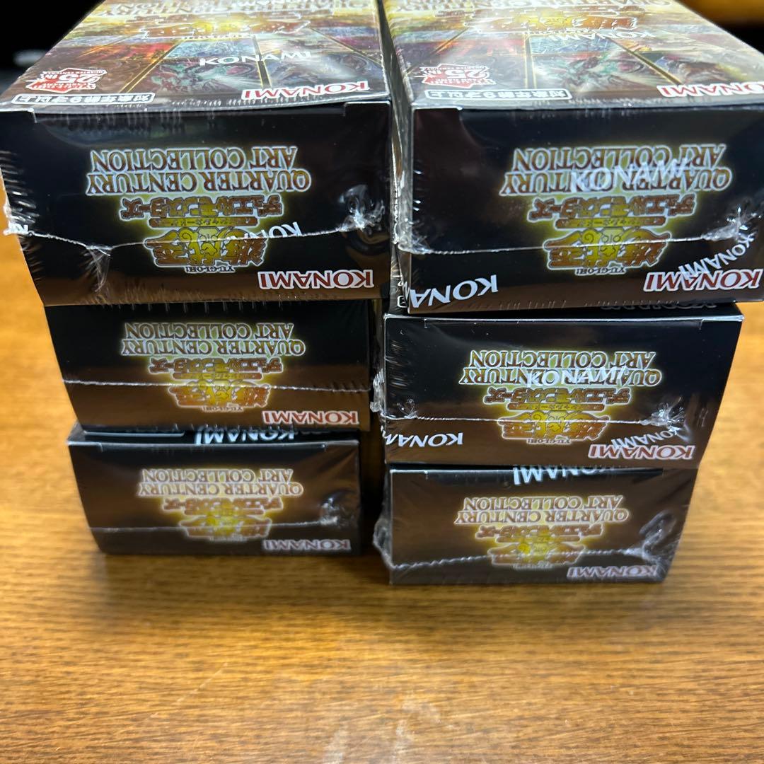 遊戯王　クォーターセンチュリーアートコレクション　シュリンク付　新品未開封　6箱