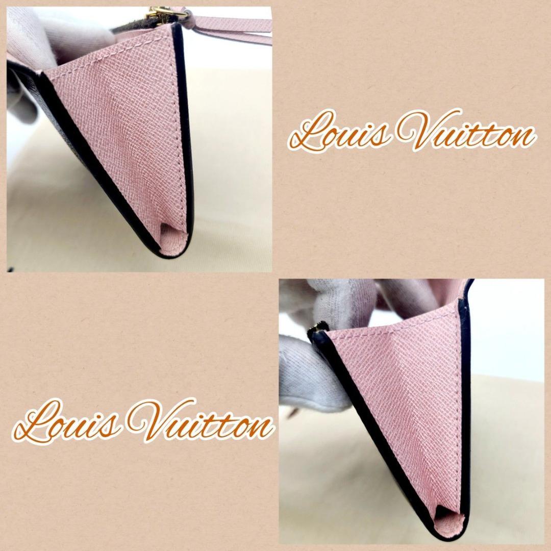 ルイヴィトン ロザリ ケース 小銭入れ カード ピンク 訳あり