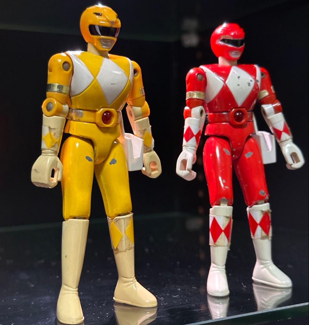 恐竜戦隊ジュウレンジャー　超合金/ソフビ　ティラノレンジャー　タイガーレンジャー