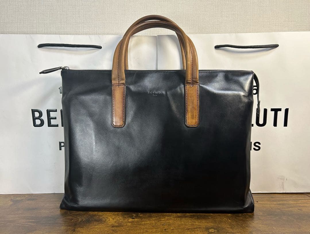 極美品　Berluti ヴェネチアレザー ブリーフケース ビジネスバッグ