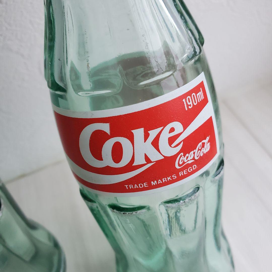 コカ・コーラ社製　ジュース瓶　昭和レトロ　空き瓶　 2本