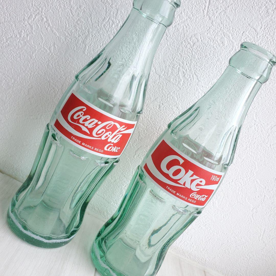 コカ・コーラ社製　ジュース瓶　昭和レトロ　空き瓶　 2本