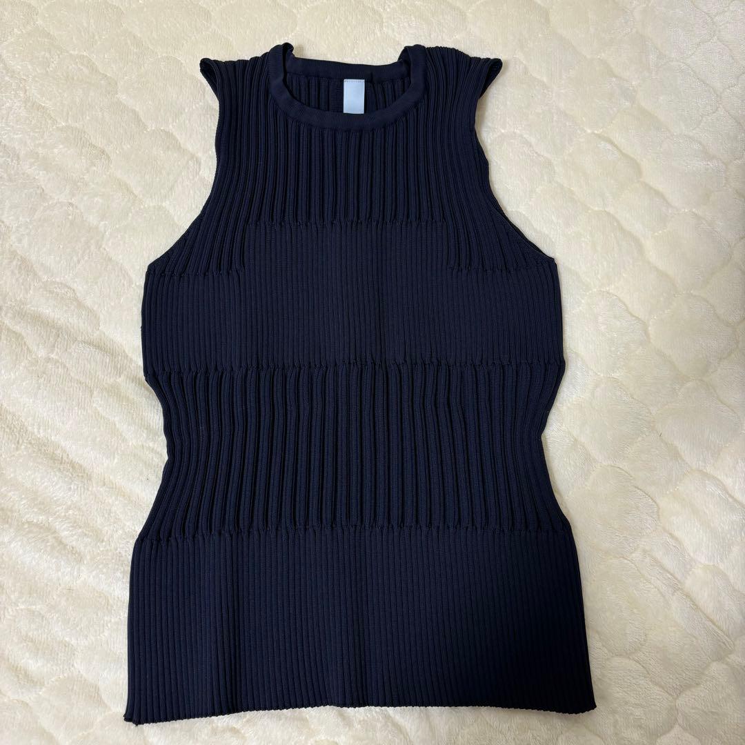 CFCL ノースリーブトップス ネイビー 紺
