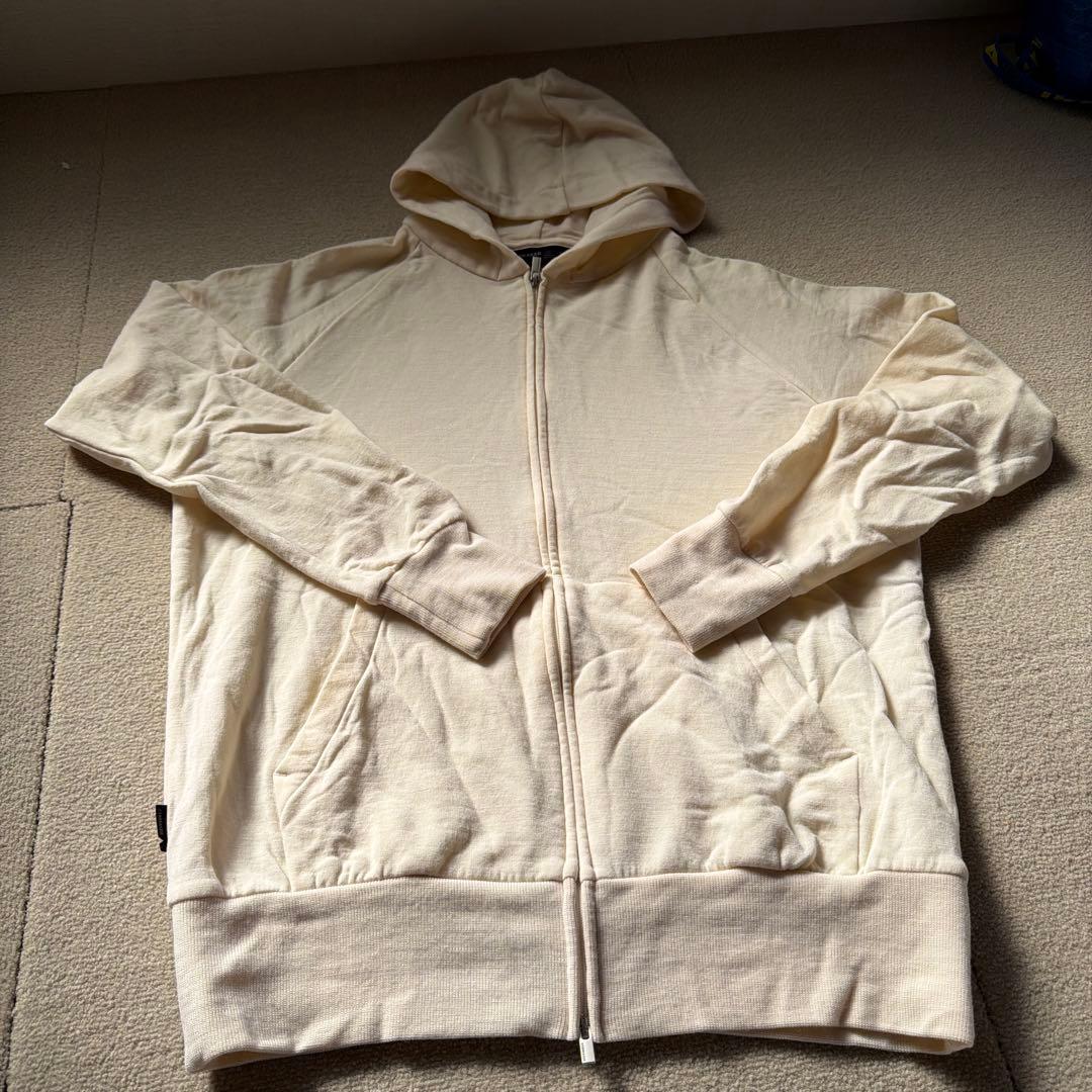 ICEBREAKER フルジップフーディ XS アイボリー