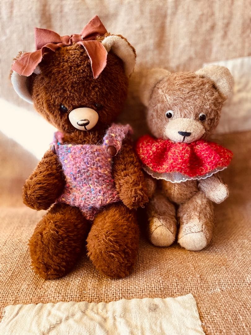 ち*ら様 ⋆⑅˚ DDRベア セット ポンチ目ヴィンテージ ベア アンティークベ