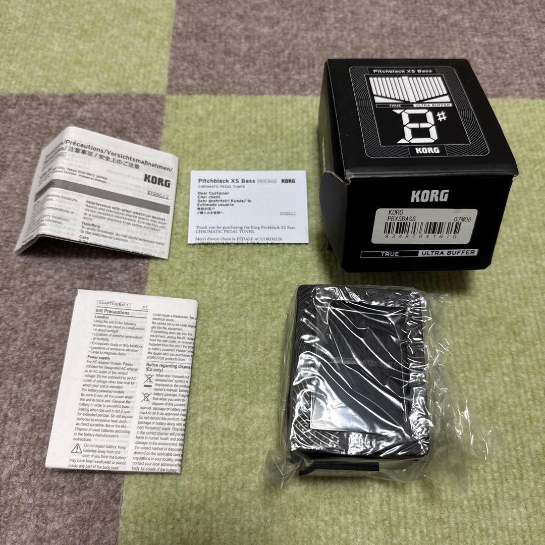 【あつ】 KORG Pitchblack XS Bass