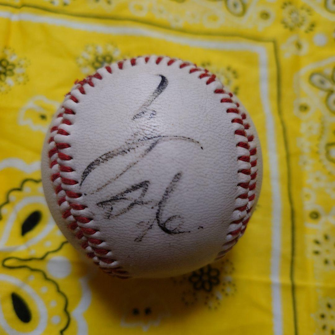 江夏豊 サインボール　ファイターズ