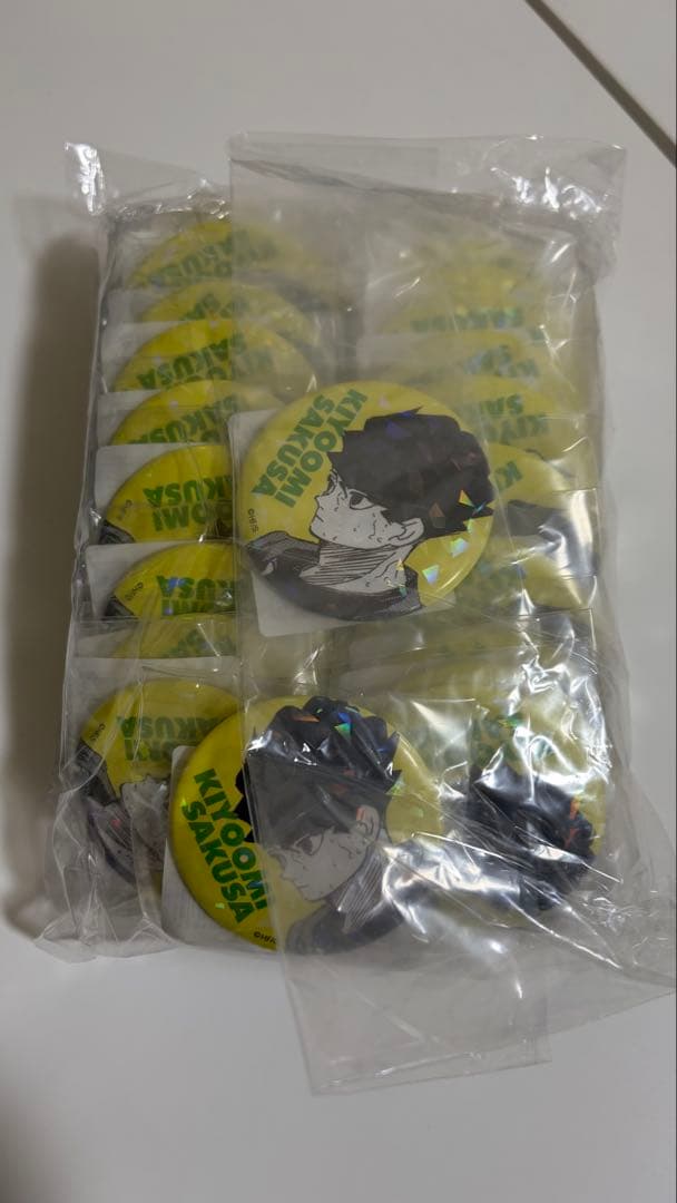 ハイキュー　オールスター缶バッジ　佐久早