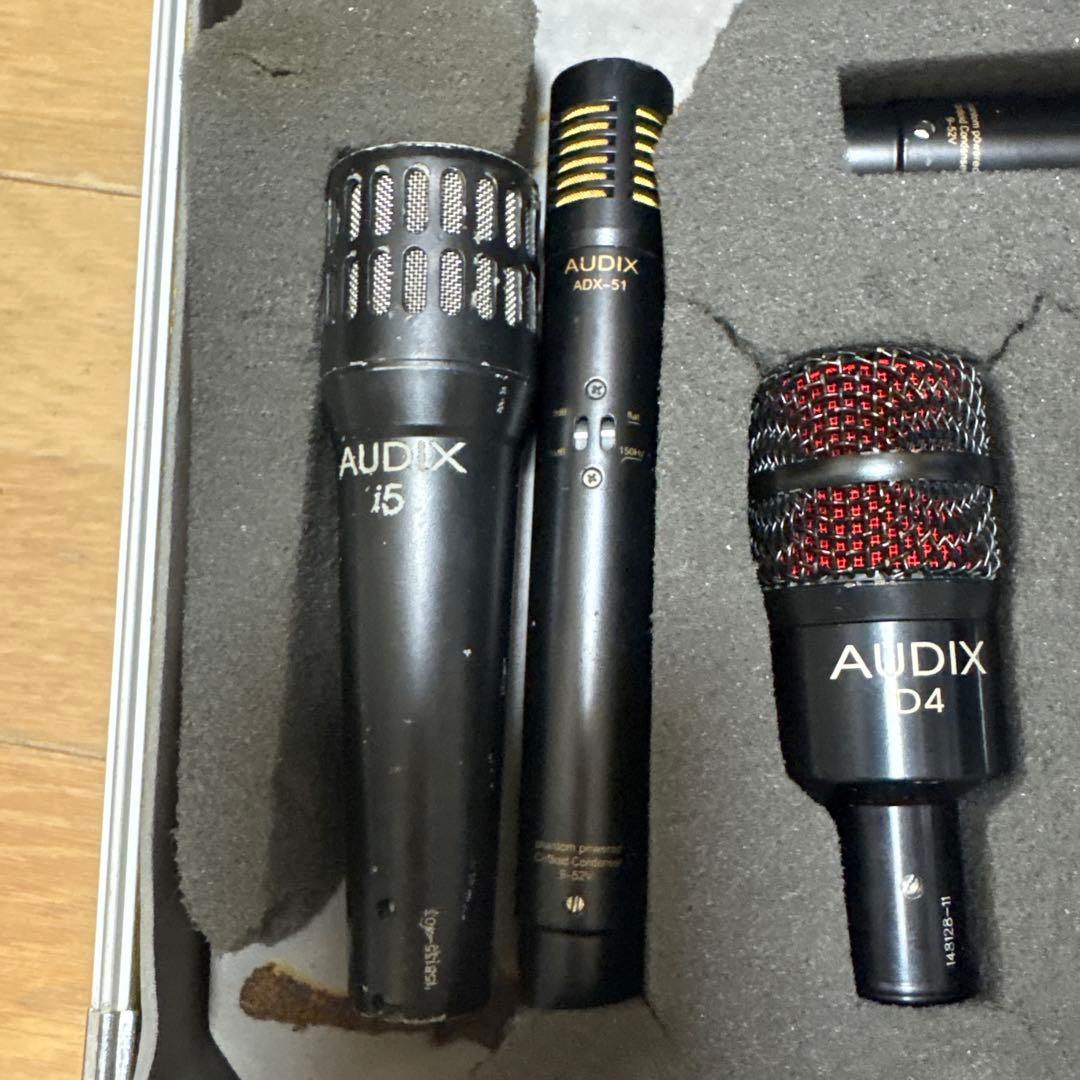 AUDIX マイクセット D6 D4 D2 専用ケース付き
