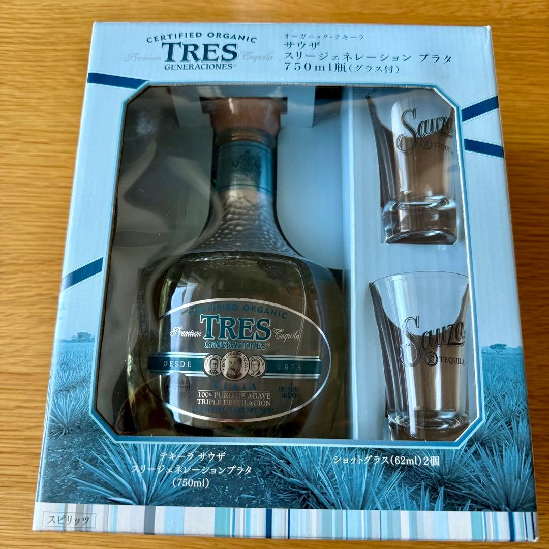 サウザ スリージェネレーション プラタ 正規 40% 750ml テキーラ未開封