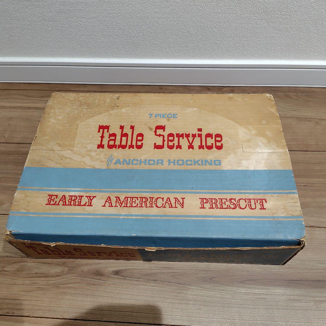 アンティーク雑貨 Anchor Hocking Early American Prescut