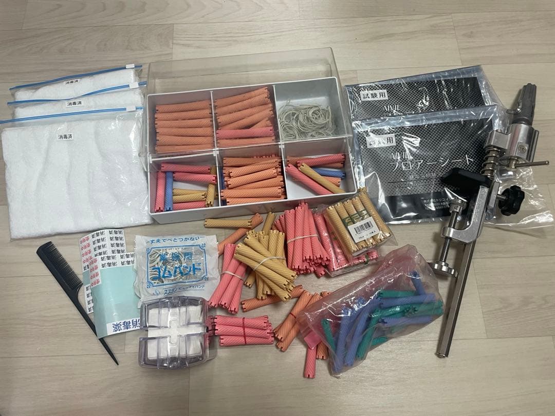 美容国試試験　ワインディング