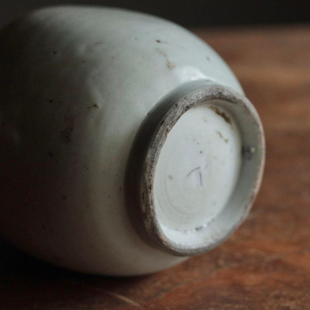 白磁 撫で四方形 徳利 酒器 古美術 古道具 アンティーク