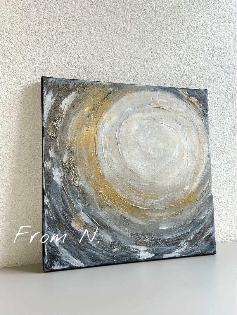 -Texture Art／30cm スクエア N.キャンバスボード a