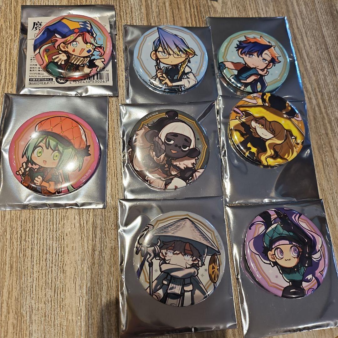 魔男のイチ　缶バッジ ８個セット アニメキャラクター