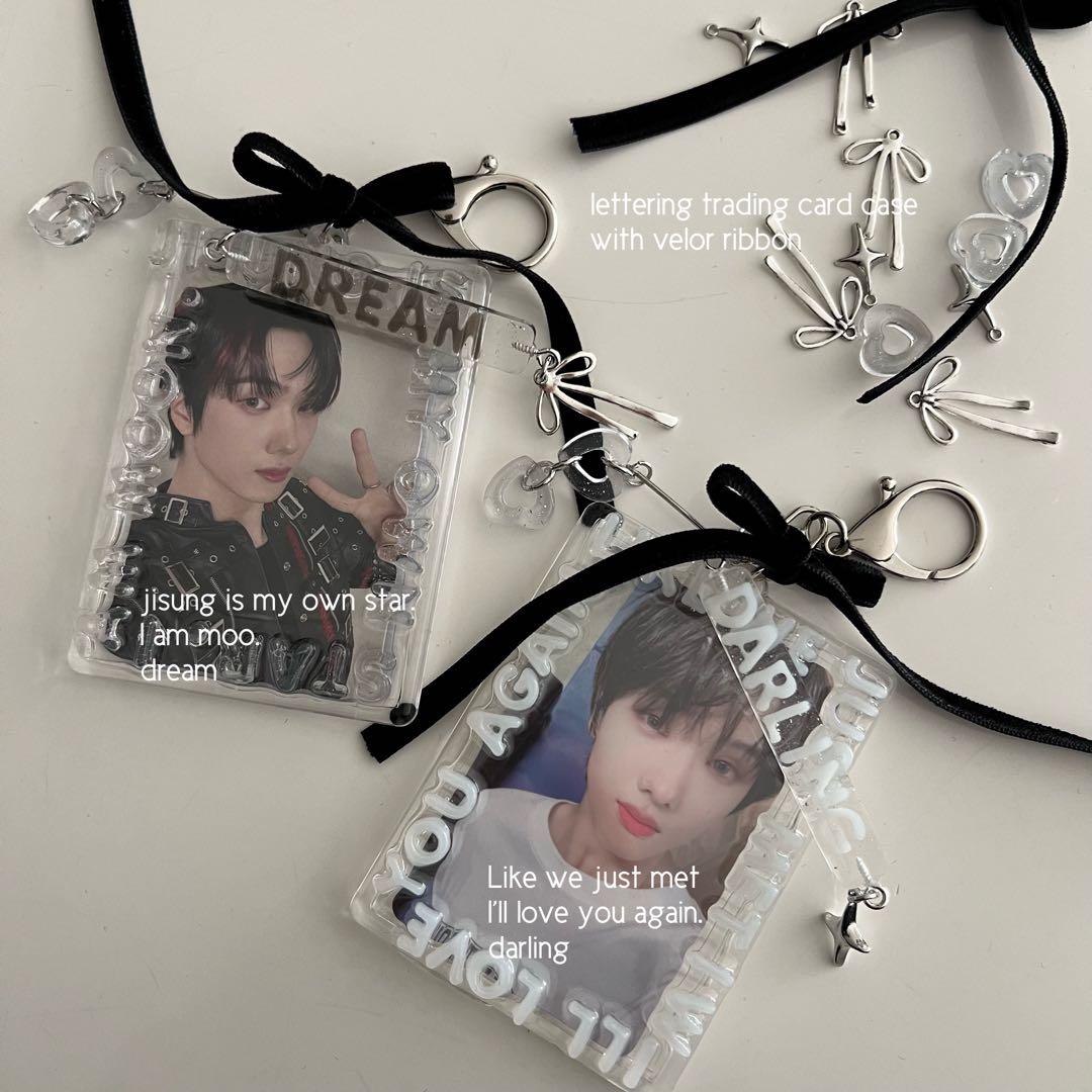 キーチェーントレカケース　レジン　トレカケース　デコ　オーダー　NCT  チソン