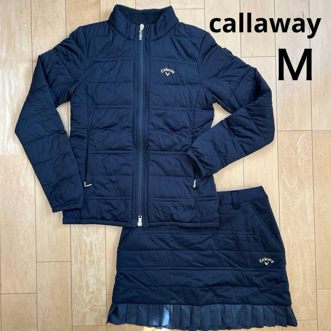 【Callaway】 中綿ジャケット&スカート 上下セットアップ Ｍ　ゴルフ