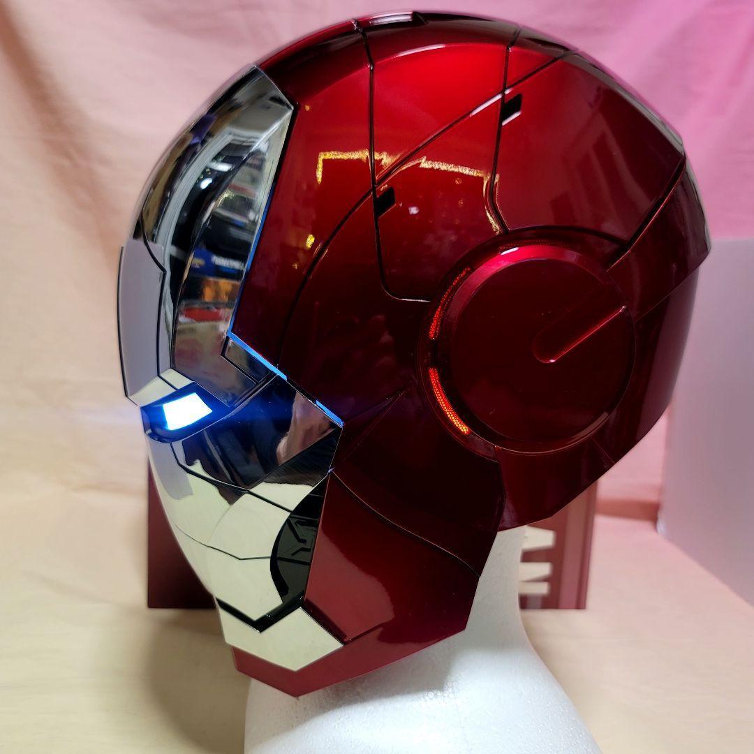 【アイアンマン】最新モデル 音声自動開閉マスク LED マーク5 ヘルメット