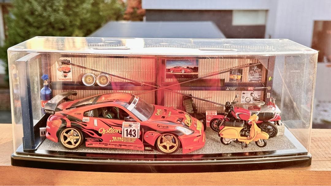 ■クオリティ良いガレージ風のジオラマです■