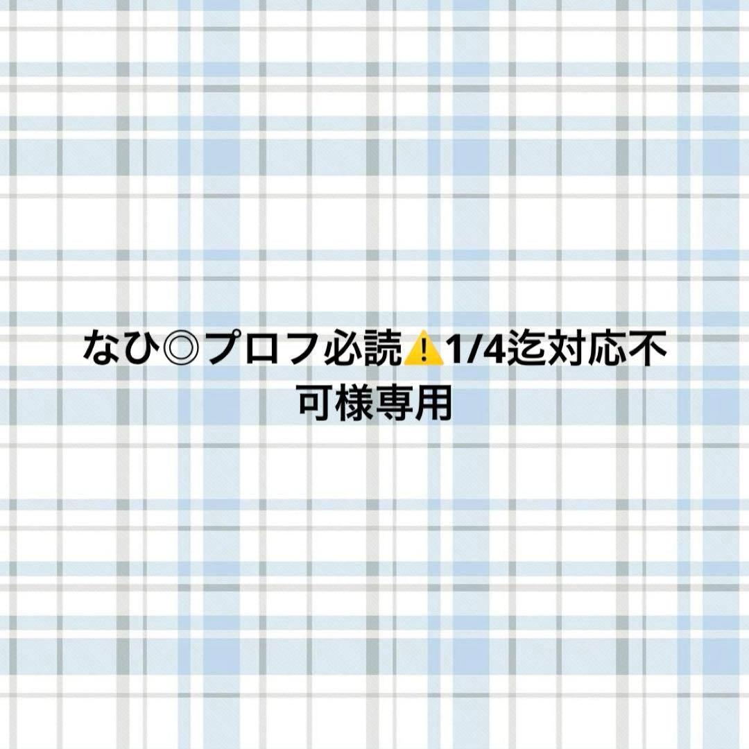 なひ◎プロフ必読⚠️1/4迄対応不可ページ