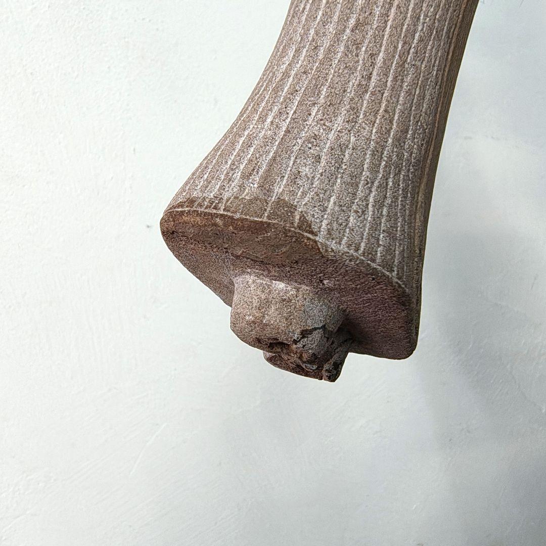 クメール　女神像　砂岩　彫刻　オブジェ　レプリカ　H39cm