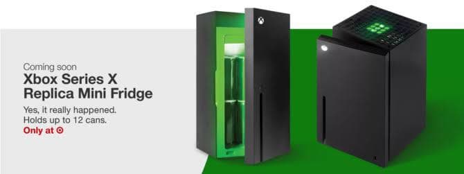 Xbox Series X Replica Mini Fridge 冷蔵庫