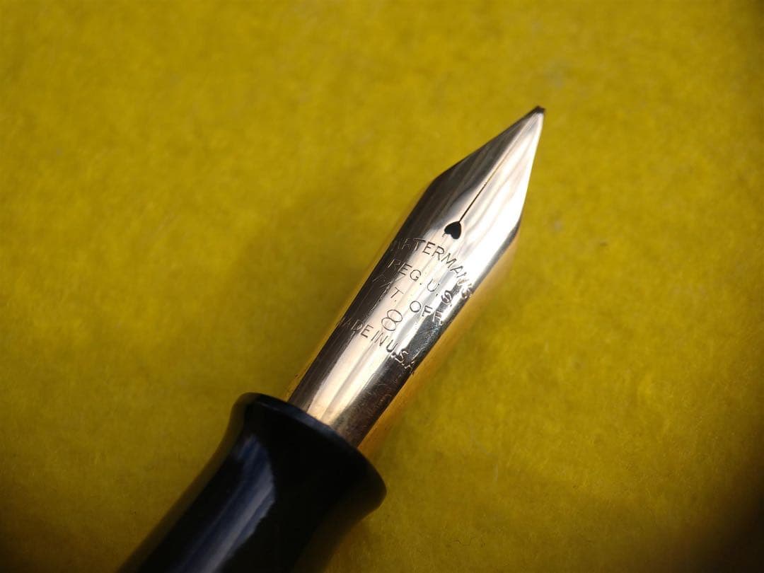 ウォーターマン万年筆　Waterman 58 ブラックハードラバー　No.8