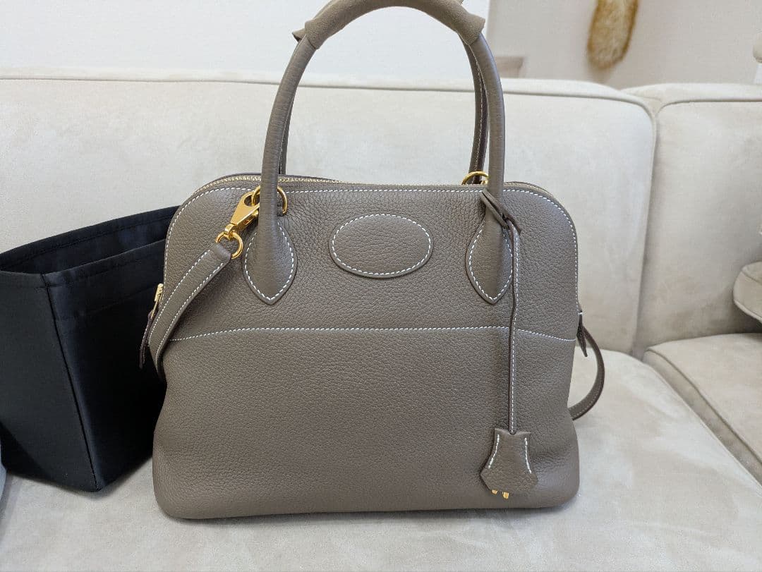 【売約済み】ボリード31 エトゥープ　ゴールド金具