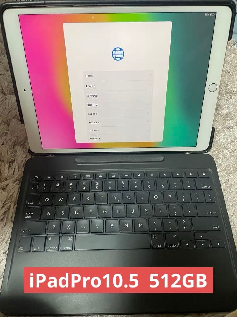 iPad Pro 10.5インチ 512GB Wi-Fi【キーボードケース付】