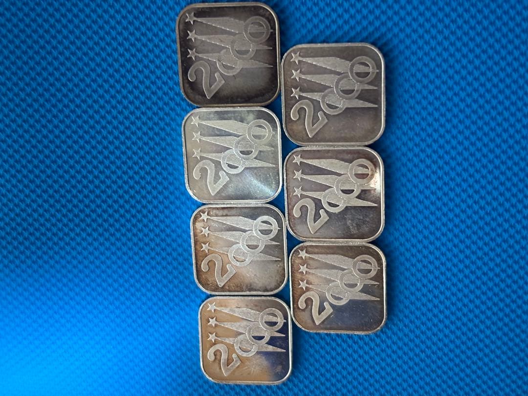 ハ*ル様 造幣局　純銀　銀メダル　7枚セット　桜の通り抜け