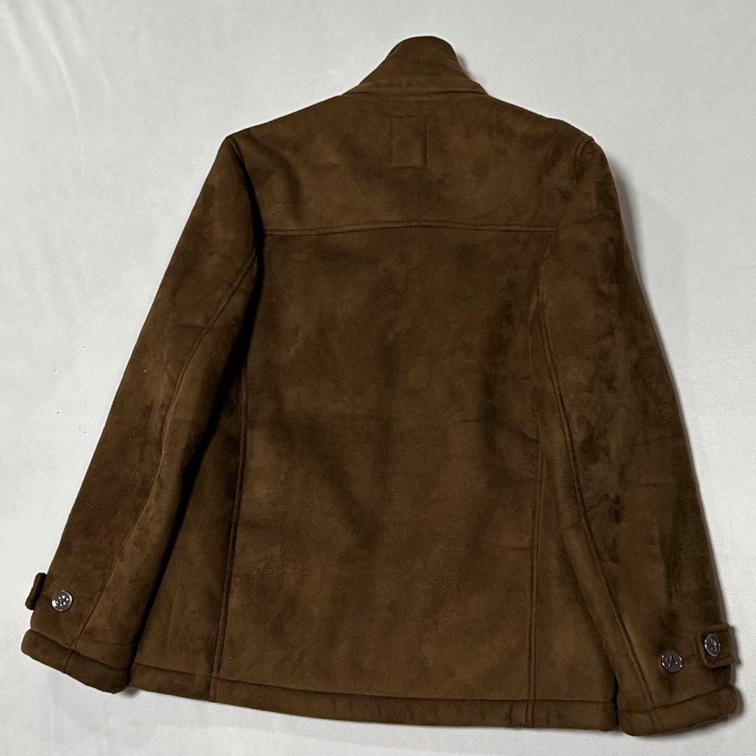 00s ベロア フェイクムートン ボアジャケット シングルライダース お兄系