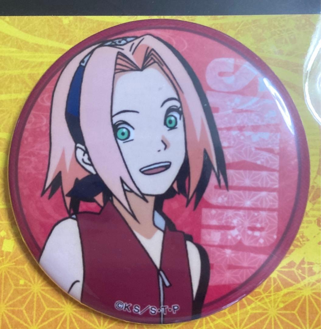 NARUTO 缶バッジセット ぴえろ40周年記念 ナルト サスケ サクラ