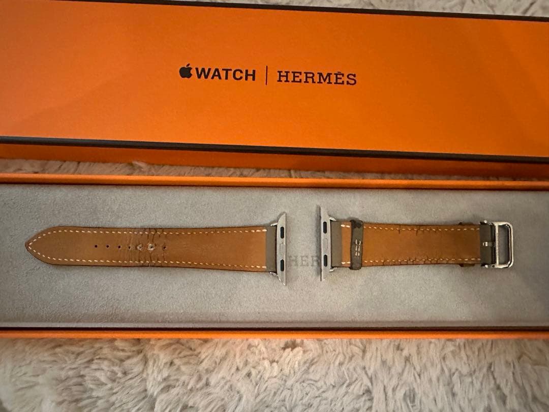 Apple Watch エルメス　エトゥープ　アップル　HERMES