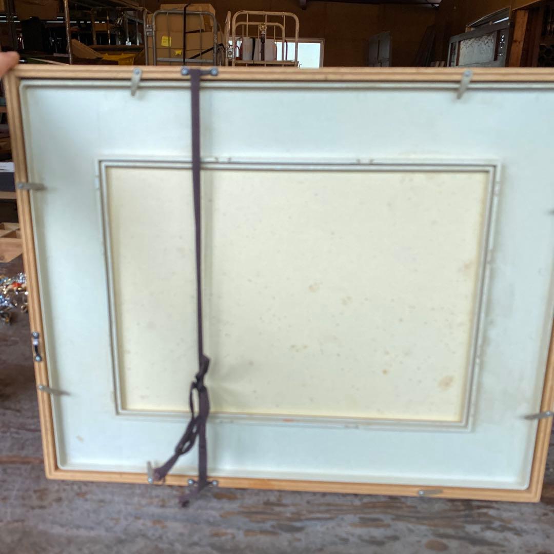 【珍品】関ヶ原の戦い 陣立図 古地図 手書き 和紙 現状品　額入り